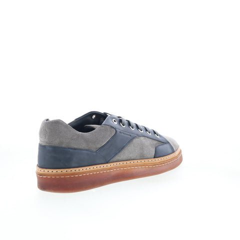 Di Bianco Imola Sella Mens Gray Suede Lace Up Lifestyle Sneakers Shoes
