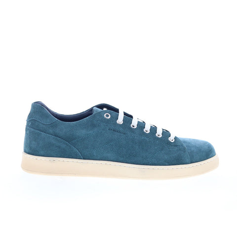 Di Bianco Imola Mens Blue Suede Lace Up Lifestyle Sneakers Shoes