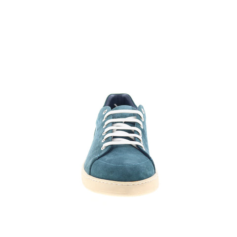 Di Bianco Imola Mens Blue Suede Lace Up Lifestyle Sneakers Shoes
