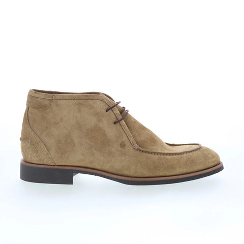 Pastori by Di Bianco Ischia Mens Brown Suede Lace Up Chukkas Boots