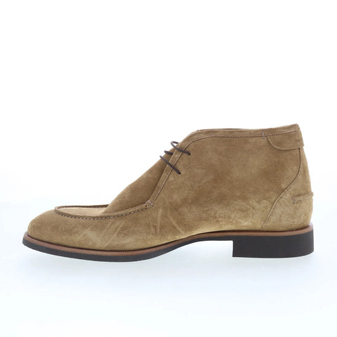 Pastori by Di Bianco Ischia Mens Brown Suede Lace Up Chukkas Boots