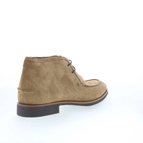 Pastori by Di Bianco Ischia Mens Brown Suede Lace Up Chukkas Boots