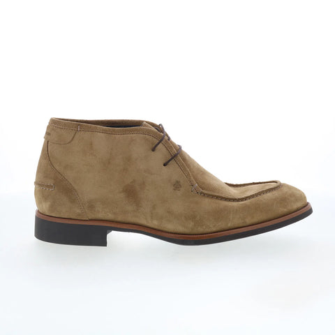 Di Bianco Ischia Mens Brown Suede Lace Up Chukkas Boots