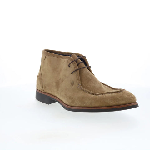 Di Bianco Ischia Mens Brown Suede Lace Up Chukkas Boots