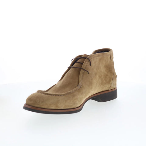 Di Bianco Ischia Mens Brown Suede Lace Up Chukkas Boots