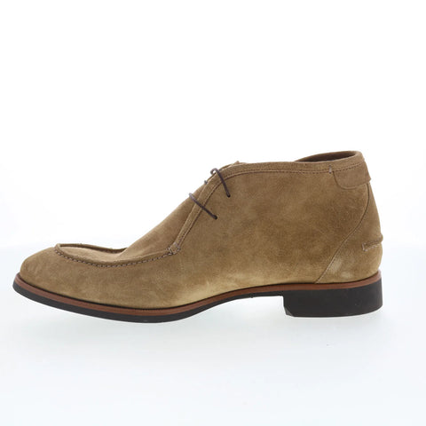 Di Bianco Ischia Mens Brown Suede Lace Up Chukkas Boots