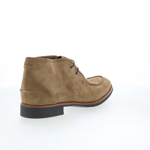 Di Bianco Ischia Mens Brown Suede Lace Up Chukkas Boots