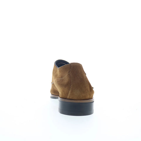 Di Bianco Isernia Mens Brown Suede Loafers & Slip Ons Casual Shoes