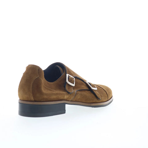 Di Bianco Isernia Mens Brown Suede Loafers & Slip Ons Casual Shoes