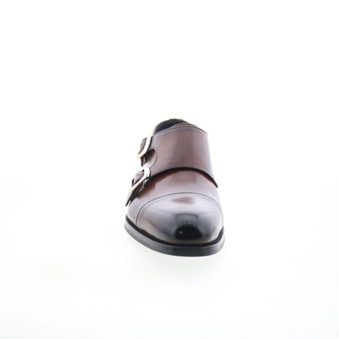 Di Bianco Isernia Mens Brown Leather Loafers & Slip Ons Casual Shoes