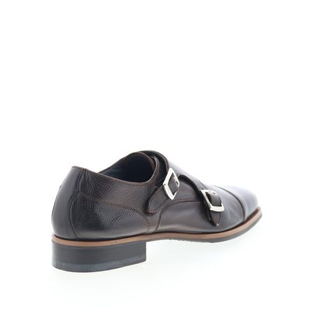 Di Bianco Isernia Mens Brown Leather Loafers & Slip Ons Casual Shoes