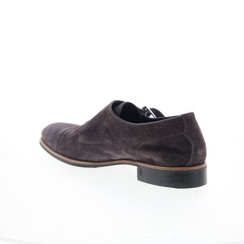 Di Bianco Isernia Mens Brown Suede Loafers & Slip Ons Casual Shoes