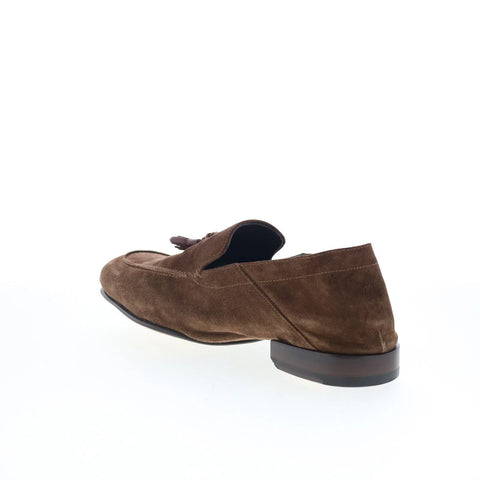 Di Bianco Istria Mens Brown Suede Slip On Loafers & Slip Ons Casual Shoes