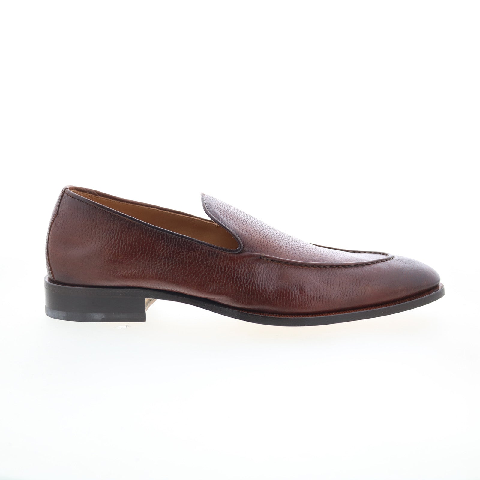 Di Bianco Mens Istria Brown Shoes (NWT) Di Bianco Istria Tan Venetian Loafer | Luxury Italian  main image 2
