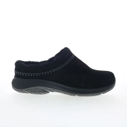 Merrell Encore Ice 5 J006002W Womens Black Wide Nubuck Clogs Slippers Shoes