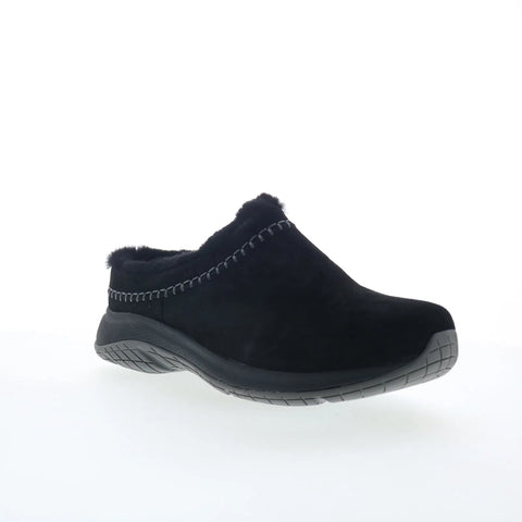 Merrell Encore Ice 5 J006002W Womens Black Wide Nubuck Clogs Slippers Shoes