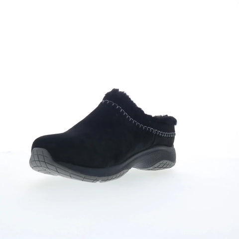 Merrell Encore Ice 5 J006002W Womens Black Wide Nubuck Clogs Slippers Shoes