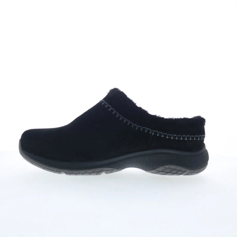 Merrell Encore Ice 5 J006002W Womens Black Wide Nubuck Clogs Slippers Shoes