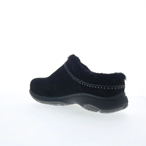 Merrell Encore Ice 5 J006002W Womens Black Wide Nubuck Clogs Slippers Shoes