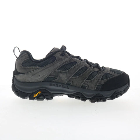 Merrell Moab 3 J035881W Mens Gray Wide Mesh Lace Up Athletic Hiking Shoes