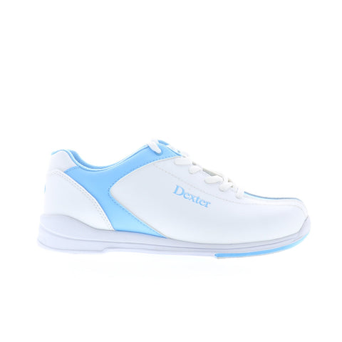 Dexter Jason4-1-1 Mens White Leather Lace Up Athletic Bowling Shoes