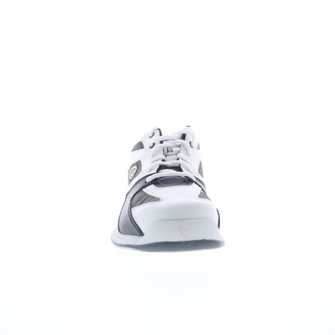 Dexter Jason4-5-1 Womens White Leather Lace Up Athletic Bowling Shoes