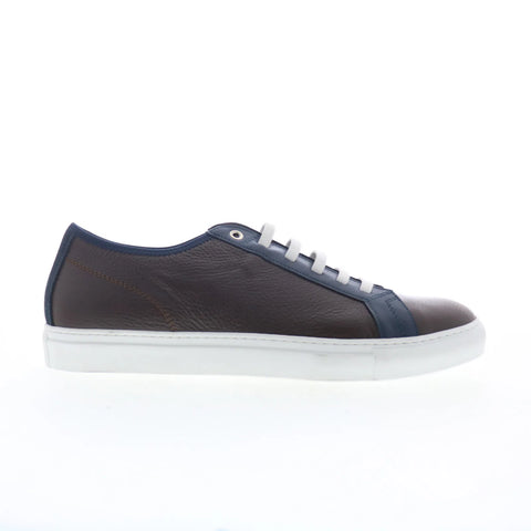 Pastori by Di Bianco Julius Mens Brown Leather Lifestyle Sneakers Shoes