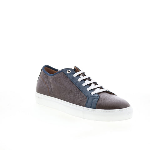 Pastori by Di Bianco Julius Mens Brown Leather Lifestyle Sneakers Shoes