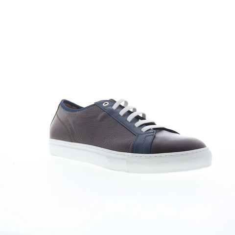 Pastori by Di Bianco Julius Mens Brown Leather Lifestyle Sneakers Shoes