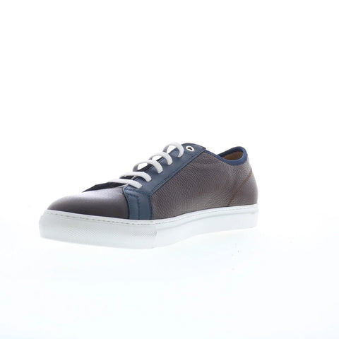 Pastori by Di Bianco Julius Mens Brown Leather Lifestyle Sneakers Shoes