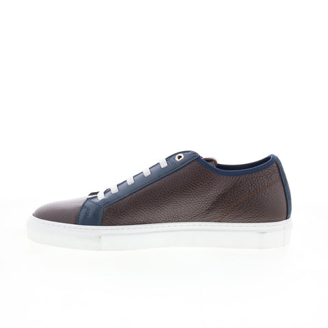 Pastori by Di Bianco Julius Mens Brown Leather Lifestyle Sneakers Shoes
