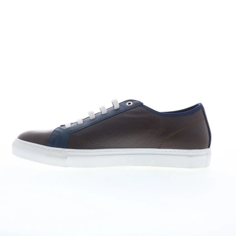 Pastori by Di Bianco Julius Mens Brown Leather Lifestyle Sneakers Shoes