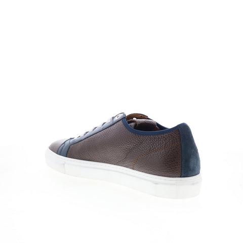 Pastori by Di Bianco Julius Mens Brown Leather Lifestyle Sneakers Shoes