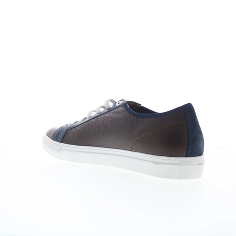 Pastori by Di Bianco Julius Mens Brown Leather Lifestyle Sneakers Shoes
