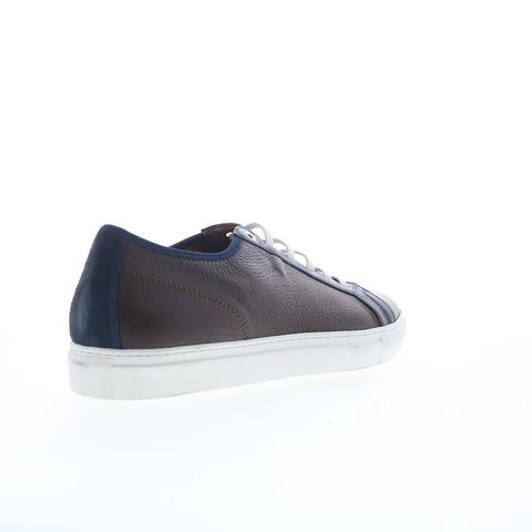 Pastori by Di Bianco Julius Mens Brown Leather Lifestyle Sneakers Shoes