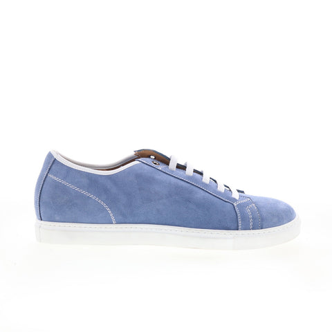 Pastori by Di Bianco Julius Mens Blue Suede Lifestyle Sneakers Shoes