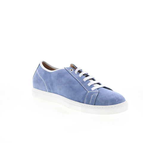 Pastori by Di Bianco Julius Mens Blue Suede Lifestyle Sneakers Shoes