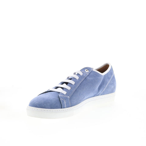 Pastori by Di Bianco Julius Mens Blue Suede Lifestyle Sneakers Shoes
