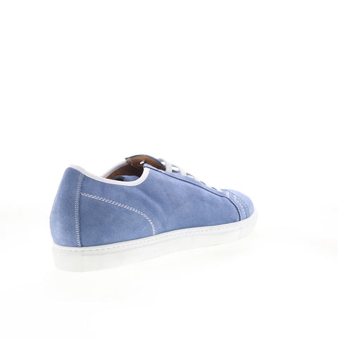 Pastori by Di Bianco Julius Mens Blue Suede Lifestyle Sneakers Shoes