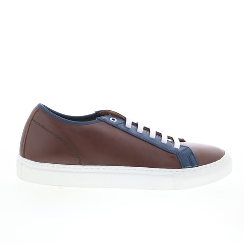 Pastori by Di Bianco Julius Mens Brown Leather Lifestyle Sneakers Shoes