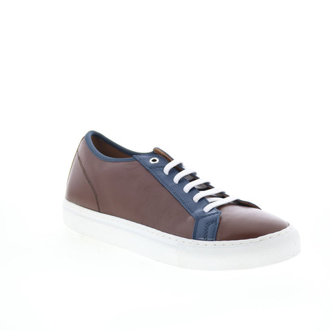 Pastori by Di Bianco Julius Mens Brown Leather Lifestyle Sneakers Shoes