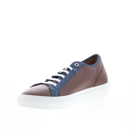 Pastori by Di Bianco Julius Mens Brown Leather Lifestyle Sneakers Shoes