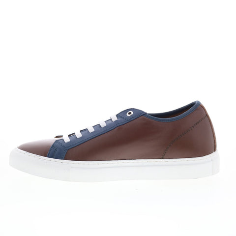 Pastori by Di Bianco Julius Mens Brown Leather Lifestyle Sneakers Shoes