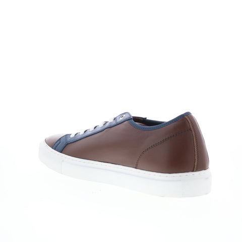 Pastori by Di Bianco Julius Mens Brown Leather Lifestyle Sneakers Shoes