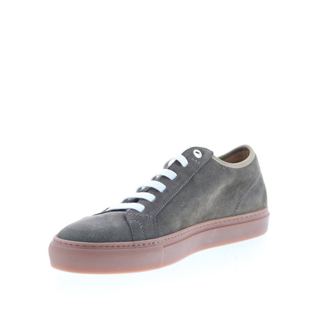Pastori by Di Bianco Julius Mens Gray Suede Lace Up Lifestyle Sneakers Shoes
