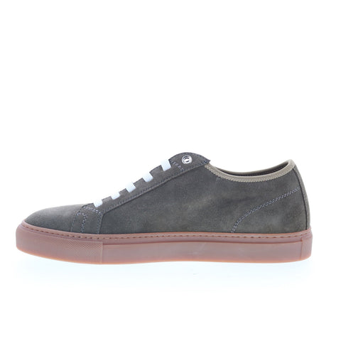 Pastori by Di Bianco Julius Mens Gray Suede Lace Up Lifestyle Sneakers Shoes
