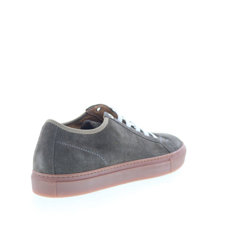 Pastori by Di Bianco Julius Mens Gray Suede Lace Up Lifestyle Sneakers Shoes