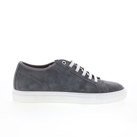 Pastori by Di Bianco Julius Mens Gray Suede Lace Up Lifestyle Sneakers Shoes