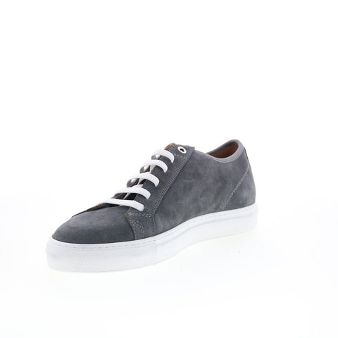 Pastori by Di Bianco Julius Mens Gray Suede Lace Up Lifestyle Sneakers Shoes