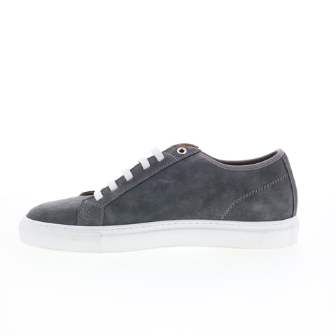 Pastori by Di Bianco Julius Mens Gray Suede Lace Up Lifestyle Sneakers Shoes